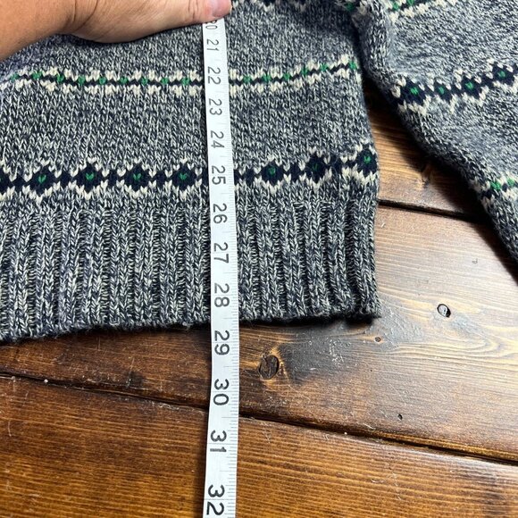 American Eagle Henley Sweater Mens Size Medium Athletic Fit Rabbit Hair Blend - Picture 7 of 9